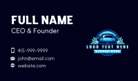 Car Sanitation Clean Business Card Design