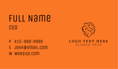Lion Bank Agency Business Card