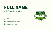 Grass Cutting Gardening Business Card