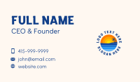 Sun Beach Resort Business Card Design