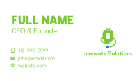 Blue Instrument Business Card example 3