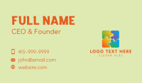 Puzzle Business Card example 4