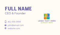 Child Nursery Puzzle Business Card