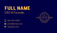 Luxury Stylist Salon Business Card