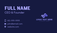 Creative Marketing Wave Business Card