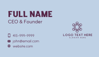 Polygon Star Geometric  Business Card