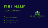 Leaf Grass Garden Business Card Design