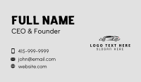 Race Car Vehicle Business Card