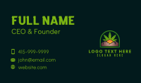 Mountain Herb Sunrise Business Card Design