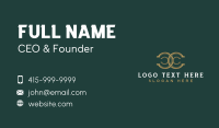 Luxury Brand Letter C Business Card Design