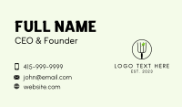 Rake Garden Tool  Business Card