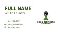 Film Reel Tank Business Card Design