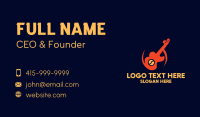 Rock & Roll Coffee Bean Business Card