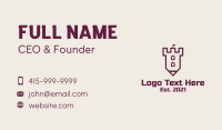 Editorial Business Card example 3