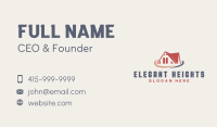 Home Roofing Construction  Business Card Design