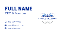 Pressure Roof Washing Business Card Design