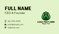 Modern Healthy Leaf  Business Card