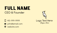 Perched Business Card example 4