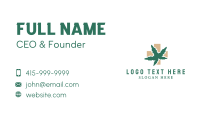 Medical Marijuana Leaf Business Card