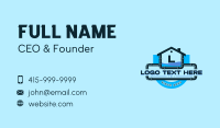 House Pipe Plumbing Business Card