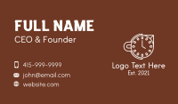 Timepiece Business Card example 4