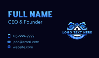 Roof Cleaning Business Card example 2