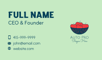 Apple Fruit Basket  Business Card