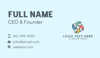 Pinwheel Toy Playtime Business Card