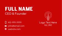 Lever Screw Driver  Business Card