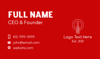 Lever Screw Driver  Business Card