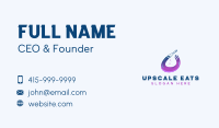 Paintbrush Paint Letter U Business Card Image Preview