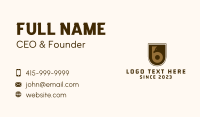 Eagle Letter B Business Card