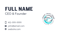 Virtual Goggles Headset Business Card Design