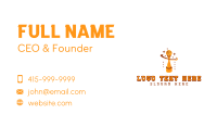 Basketball Trophy Award Business Card