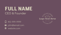 Soap Business Card example 2