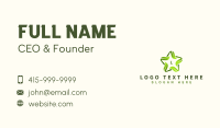 Star Eco Leaves Business Card