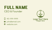 Herbal Medicine Business Card example 4