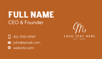 Manicure Business Card example 1