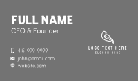 White Pigeon Monoline Business Card