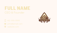 Mountain Peak Hiking Business Card