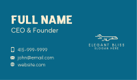 Fast Flying Jet Business Card