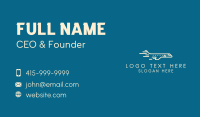 Fast Flying Jet Business Card