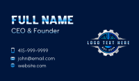 Industrial Mechanical Laser Business Card Design