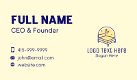 Starry Night Bed Business Card Design