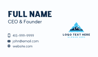 Mountain Lake Adventure Business Card