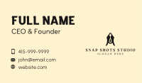 Letter A Fountain Pen  Business Card