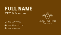 Angel Bean Halo  Business Card