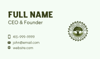 Sawmill Woodwork Lumberjack Business Card