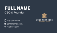 Tile Floor Construction Business Card Design