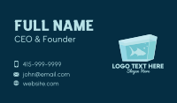 Blue Fish Aquarium Business Card